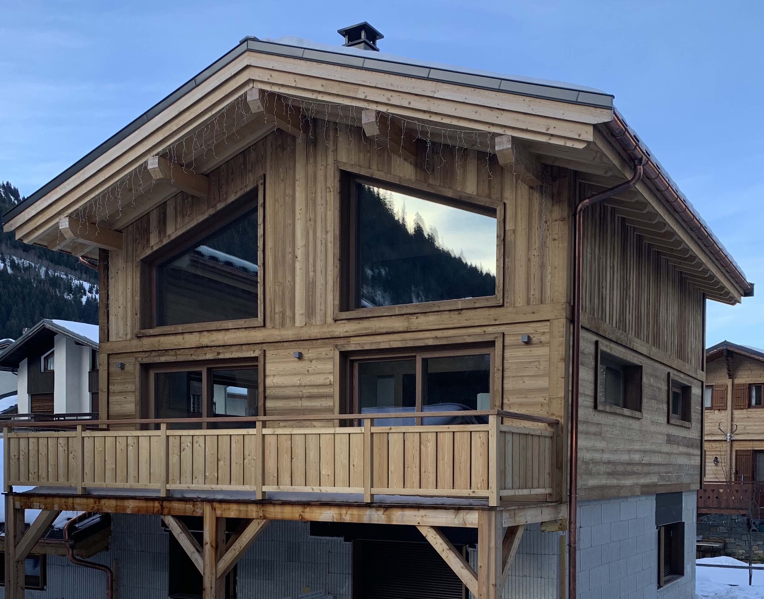 Façade chalet La Cabane des Oursons, Pralognan-la-Vanoise