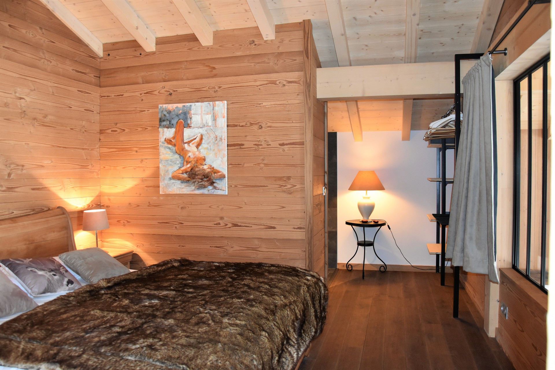 Suite parentale du chalet La Cabane des Oursons